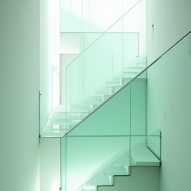 Abstraktes Bild von Architektur und Transparenz