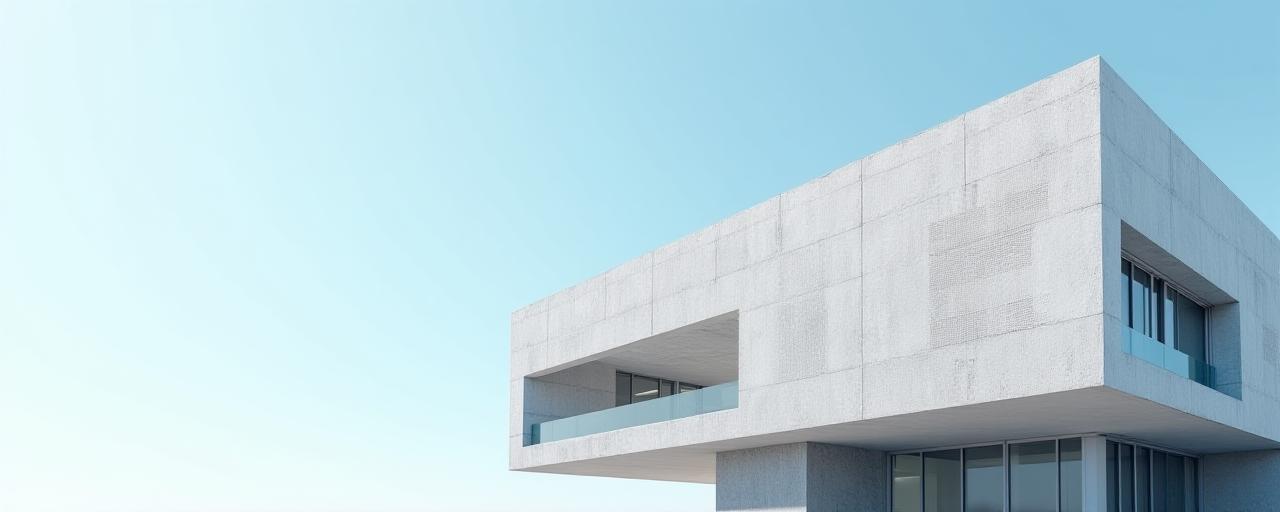 Minimalistische Architektur mit klaren Linien